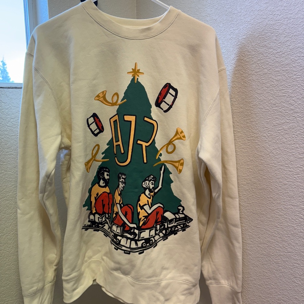 AJR Concert Cream Graphic Sweatshirt